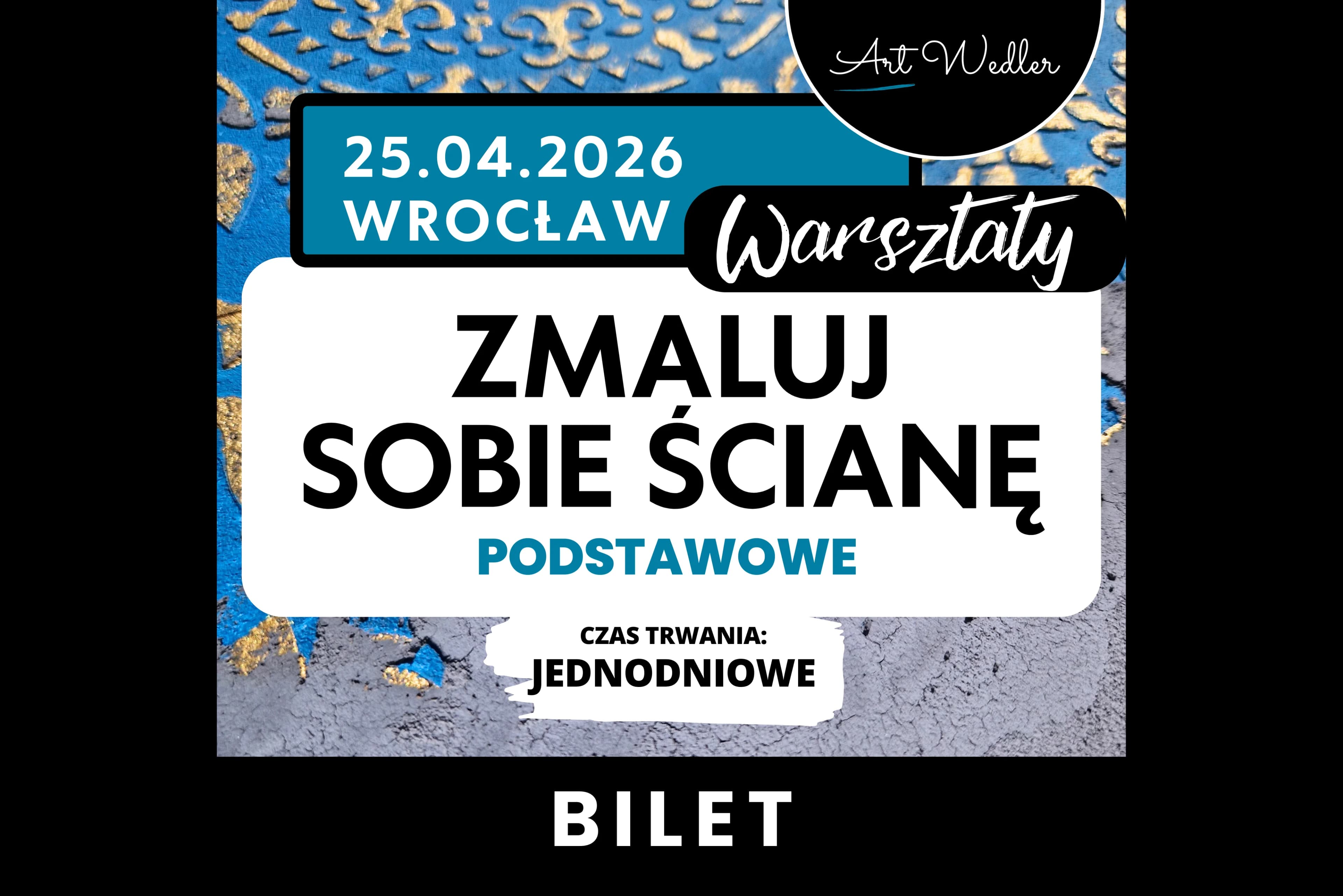 Warsztaty Zmaluj Sobie Ścianę! Tynki dekoracyjne krok po kroku 25.04.2026 sobota
