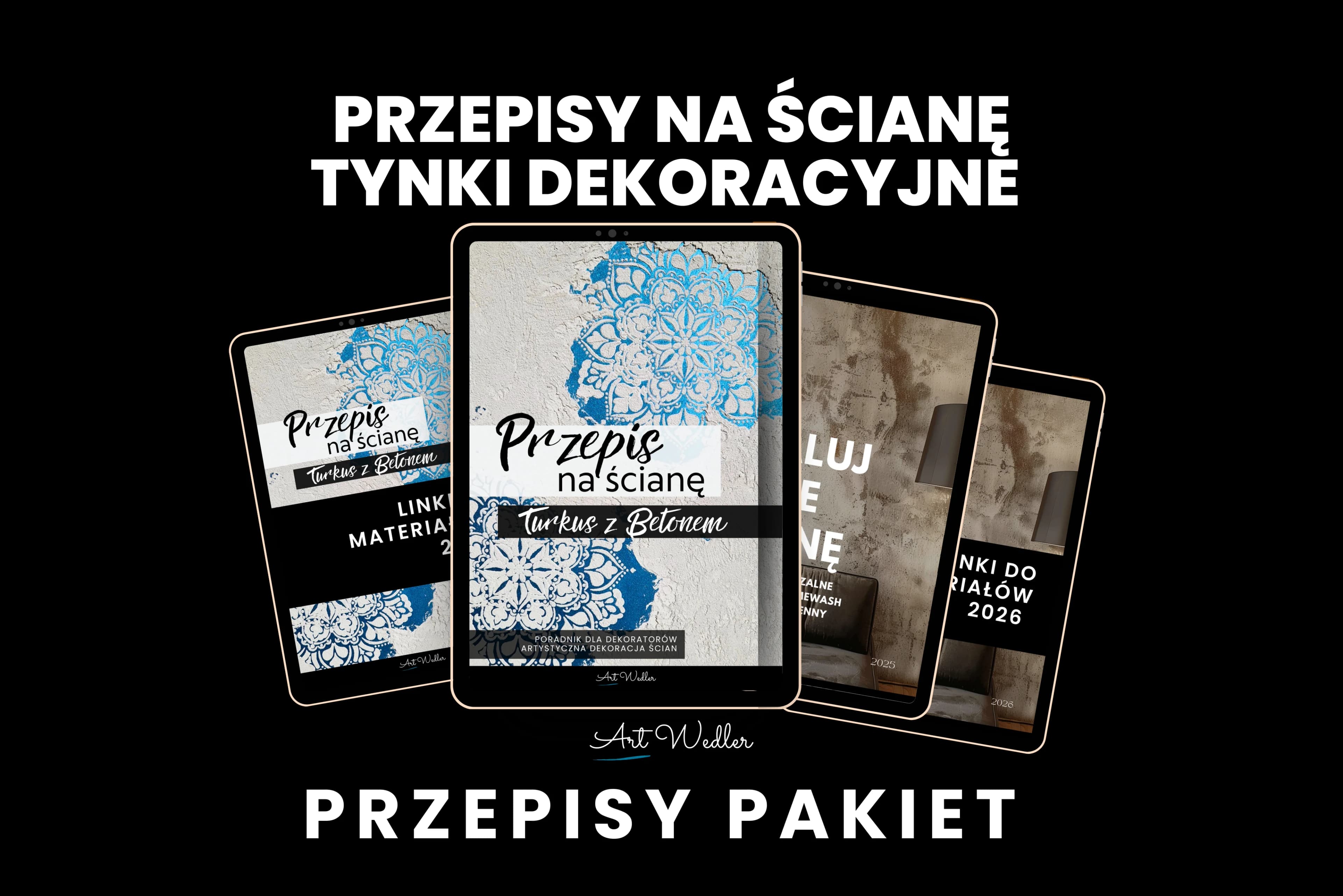 Pakiet 2 Poradniki Przepis na Ścianę + 2 listy linki do materiałów